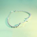 Bracelet à billes pour femme avec croix 3