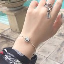 Bracelet à billes pour femmes smiley 4