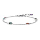 Bracelet à chaînes pour femmes avec pierres colorées P201 1