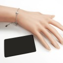 Bracelet à chaînes pour femmes avec pierres colorées P201 2