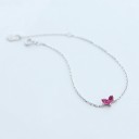 Bracelet à maillons pour femmes avec cœur H148 1