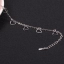 Bracelet à maillons pour femmes avec cœurs H102 4