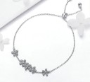 Bracelet à maillons pour femmes fleurs 5