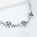 Bracelet ajustable femme œil bleu 3