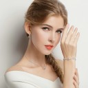 Bracelet ajustable femme œil bleu 4