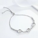 Bracelet ajustable femme œil bleu 5