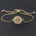 Bracelet ajustable pour femme avec lettre 5