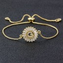 Bracelet ajustable pour femme avec lettre 7