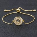 Bracelet ajustable pour femme avec lettre 10