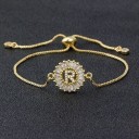 Bracelet ajustable pour femme avec lettre 18