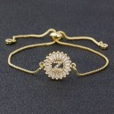 Bracelet ajustable pour femme avec lettre 26