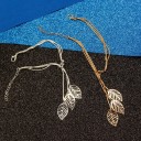 Bracelet ajustable pour femmes avec des feuilles 3
