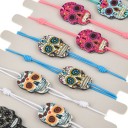 Bracelet avec tête de mort 12 pcs 2