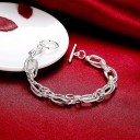 Bracelet chaîne massif pour femmes A1693 5