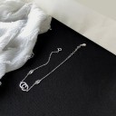 Bracelet chaîne pour femme avec des anneaux 5