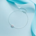 Bracelet chaîne pour femme avec fleur P227 3
