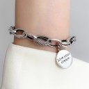 Bracelet chaîne pour femmes avec pendentifs P87 2