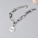 Bracelet chaîne pour femmes avec pendentifs P87 6