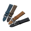 Bracelet de montre 22 mm pour Omega et Seiko Bracelet en cuir huilé et ciré en cuir de vache Bracelet cousu à la main au style ancien pour montres classiques 1