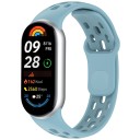 Bracelet de sport en silicone respirant pour Xiaomi Mi Band 10 Bracelet ajustable confortable résistant à la transpiration léger pour un usage quotidien 4