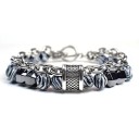 Bracelet double avec fermoir américain 4