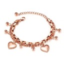 Bracelet double chaîne pour femmes 3