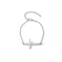 Bracelet en chaîne avec croix 2