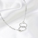 Bracelet en chaîne avec des anneaux liés 1