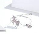Bracelet en chaîne pour femme avec licorne 3