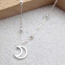 Bracelet en chaîne pour femme avec lune H143 2
