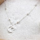Bracelet en chaîne pour femme avec lune H143 4
