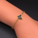 Bracelet en chaîne pour femme avec papillon 2