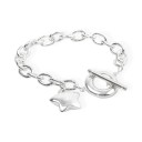 Bracelet en chaîne pour femme avec pendentif étoile 1
