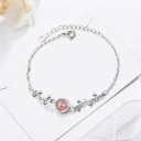 Bracelet en chaîne pour femme avec perle H134 3