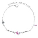 Bracelet en chaîne pour femme avec pierres A1692 2