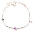 Bracelet en chaîne pour femme avec pierres A1692 3
