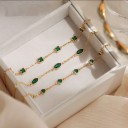 Bracelet en chaîne pour femme avec pierres 1