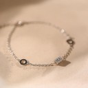 Bracelet en chaîne pour femmes avec des cercles 3