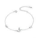 Bracelet en chaîne pour femmes avec des papillons H163 1