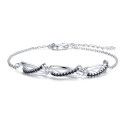 Bracelet en chaîne pour femmes avec des pierres H161 1