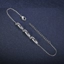 Bracelet en chaîne pour femmes avec des pierres H161 2