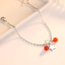 Bracelet en chaîne pour femmes avec étoiles H137 4