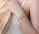 Bracelet en chaîne pour femmes avec pierre de lune 5