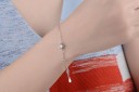 Bracelet en chaîne pour femmes avec strass H132 4