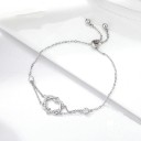 Bracelet en chaîne pour femmes cœurs entrelacés 4