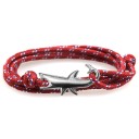 Bracelet en cordon à plusieurs couches requin 22