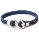 Bracelet en cordon ancre 7