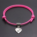 Bracelet en cordon avec cœur H469 10
