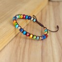 Bracelet en cordon avec perles H507 6