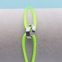 Bracelet en cordon cercles entrelacés 33